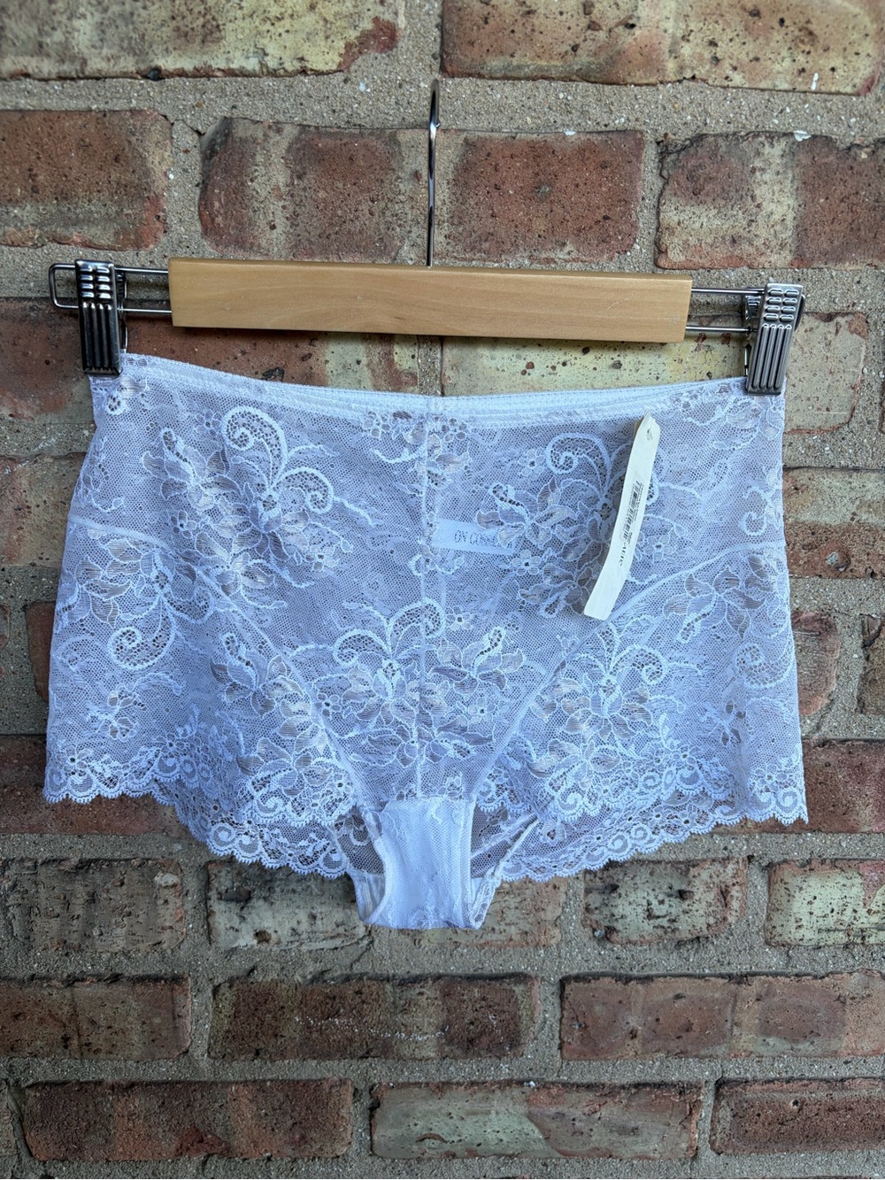 On Gossamer Lace Boyshort Panties